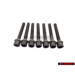 7x VW Original Zylinderschraube Mit Innen- Vielzahnkopf - 021103384E