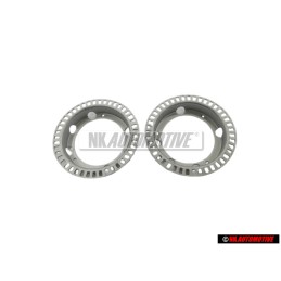 2x VW Original Blinddeckel Satinschwarz - 357957087 01C