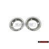 2x VW Original Blinddeckel Satinschwarz - 357957087 01C