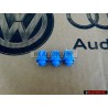3x VW Original Glühlampe Mit Blauer Fassung - 357919243B
