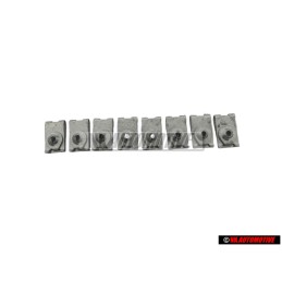 8x VW Original Schnappmutter - N 90550701
