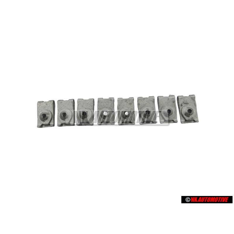 8x VW Original Schnappmutter - N 90550701