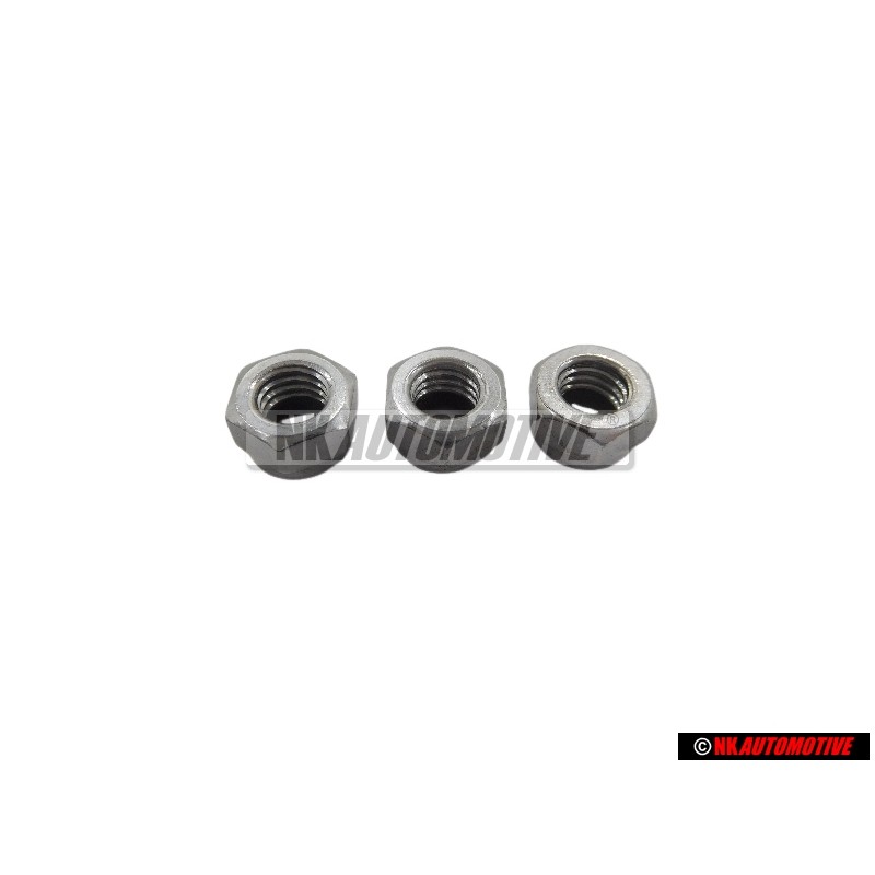 3x VW Original Sechskantmutter - N 0111821