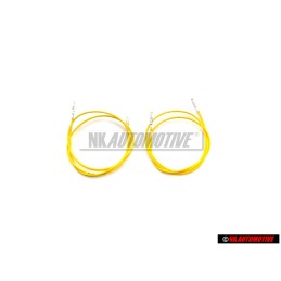 2x VW Original 1 Satz Einzelleitungen Mit Je 2 Kontakten - 000979108