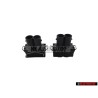 2x VW Original Flachkontaktgehäuse Mit Dichtung - 357951772