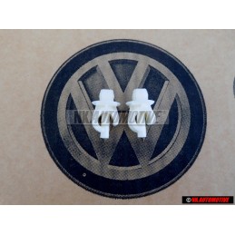 2x VW Original Clip Haubenstange Haubenaufsteller - 357823397