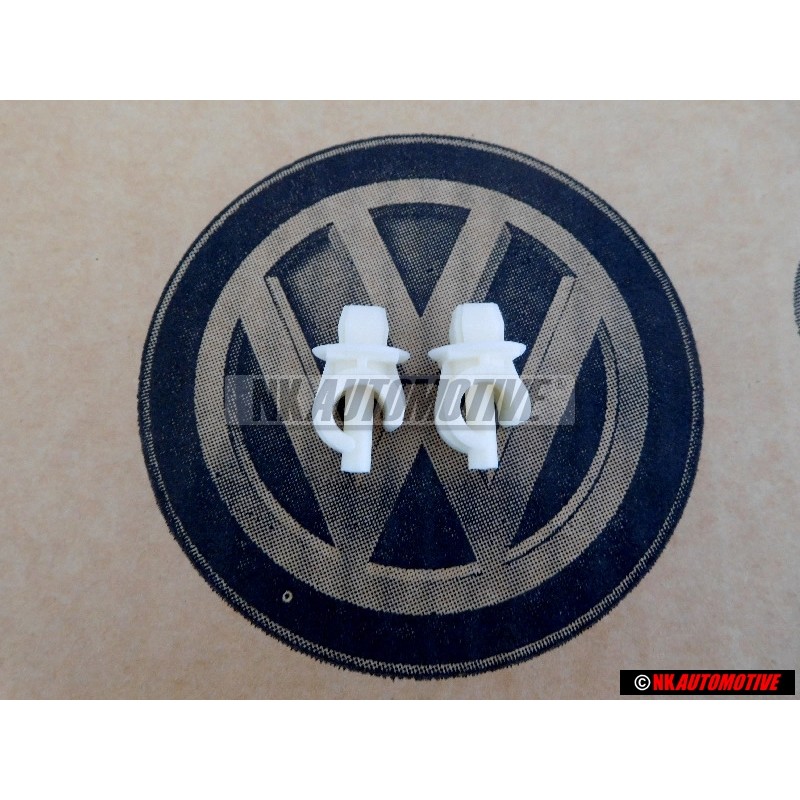2x VW Original Clip Haubenstange Haubenaufsteller - 357823397
