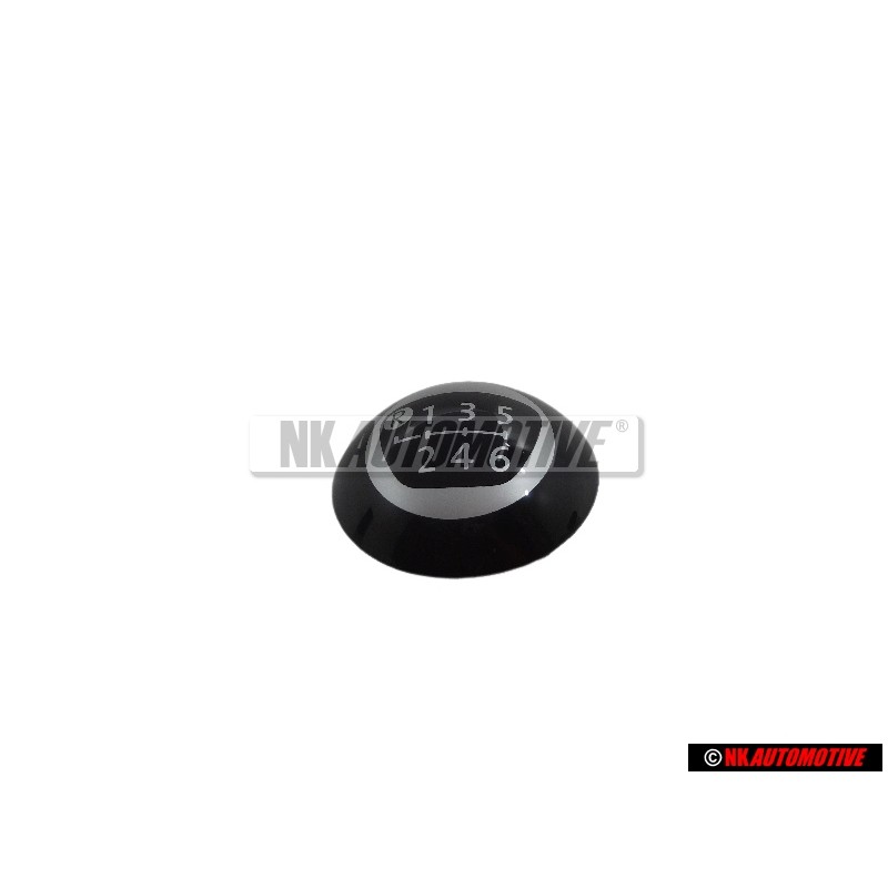 VW Original 6-Gang Schaltknauf Schalthebel Emblem Plakette - 5C0711144A