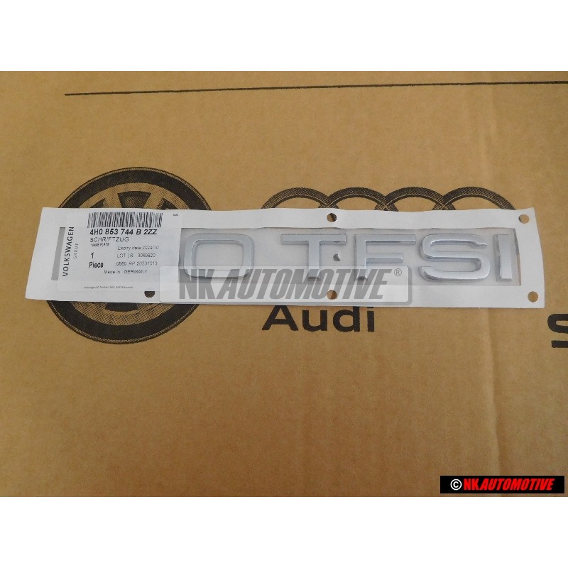 Audi Original 50 TFSI Hinten Schriftzug Emblem Logo Chrom - 4H0853744B 2ZZ