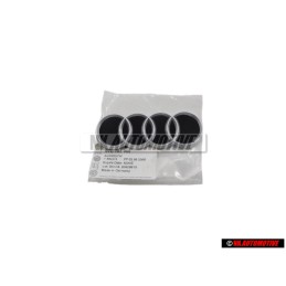 Audi Original Ringe Schriftzug Emblem Logo für Motorabdeckung - 07C103960