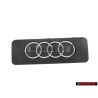 Audi Original Ringe Schriftzug Emblem Logo für Motorabdeckung - 06A103932C