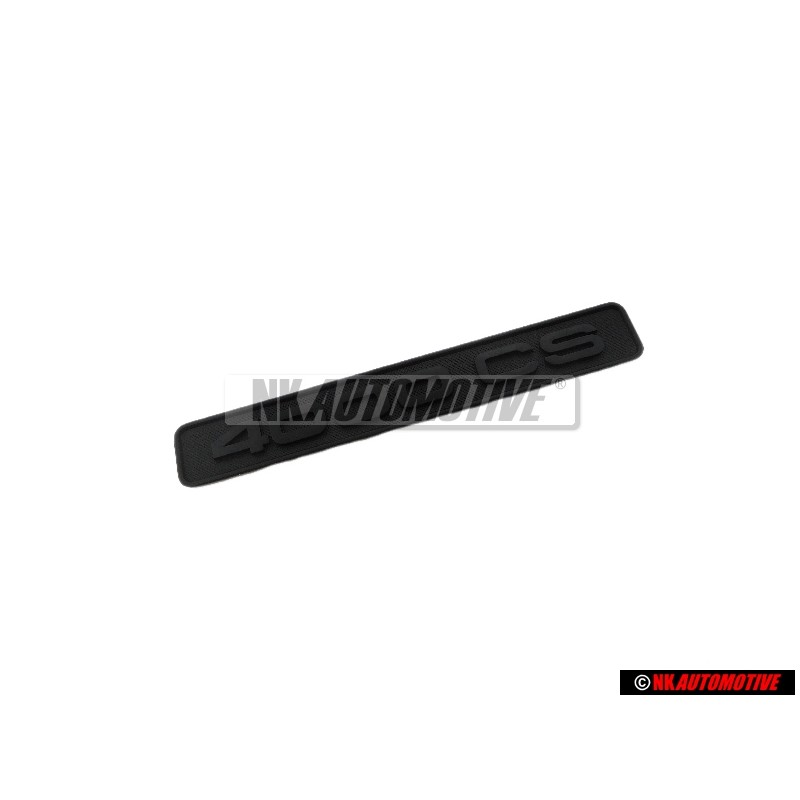 Audi Original 4000 CS Armaturenbrett Schriftzug Emblem Logo Schwarz - 811853681A