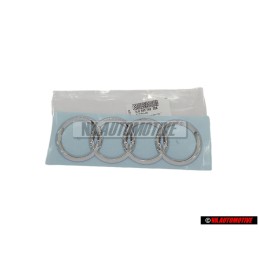 Audi Original Ringe Hinten Schriftzug Emblem Logo Zeichen Chrom - 8J0853742 2ZZ