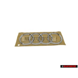 Audi Original Ringe Hinten Schriftzug Emblem Logo Zeichen Chrom - 8T0853742 2ZZ