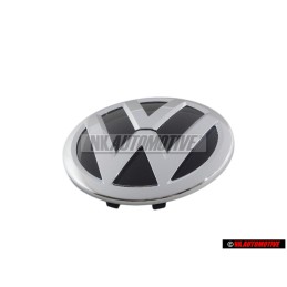 VW Original Kühlergrill Emblem Logo Zeichen Schwarz Chrom - 3G0853601B DPJ