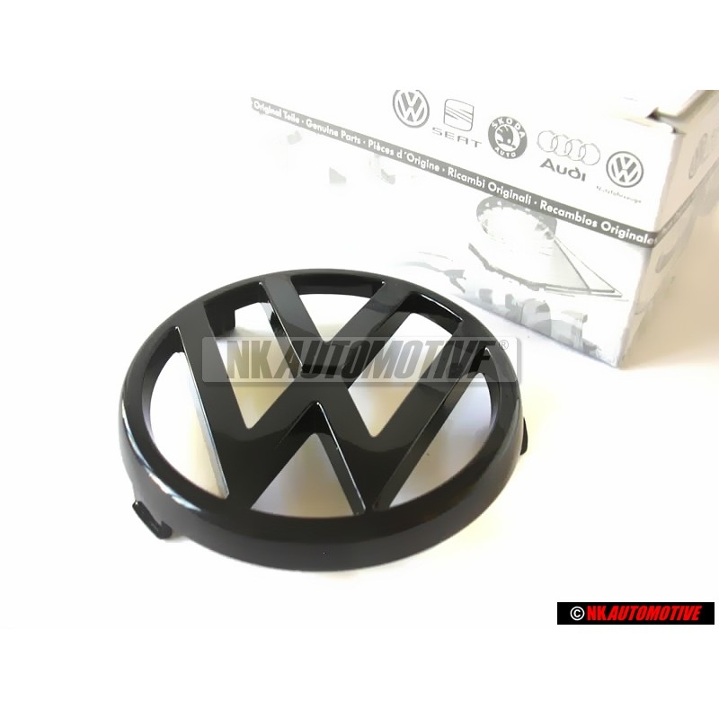 VW Original Vorne Kühlergrill Emblem Logo Zeichen Schwarz - 325853601 HE1
