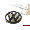 VW Original Vorne Kühlergrill Emblem Logo Zeichen Schwarz - 325853601 HE1