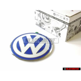 VW Original Hinten Schriftzug Emblem Logo Blauweiss Beetle - 1C0853630L 39A