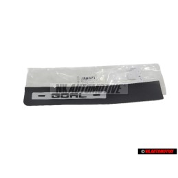 VW Original Trittschutzfolie Mit Schriftzug Schwarz/Silber - 1K4853805B 61E