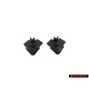 2x Audi Original Eckstück-Zierleiste Für Türscheibe - 855853339B