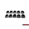 10x Audi Original Wasserablauftülle Schweller Ablaufstecker Kappe - 8N0853586A