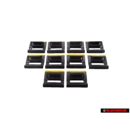 10x VW Original Halter Selbstklebend Schwellerleiste - 191853913