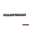 2x VW Original Golf 3 GTI Seitenleiste Schriftzug Emblem Chrom - 1H6853714C Z10