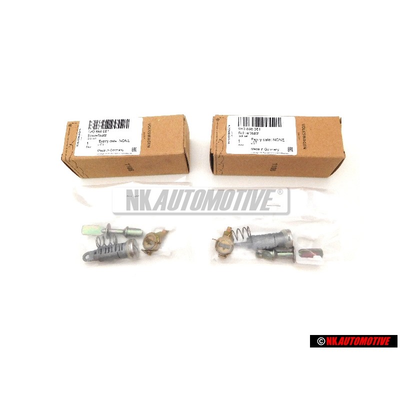 2x VW Original Reparatursatz Für Schliess- Zylinder - 1H0898081