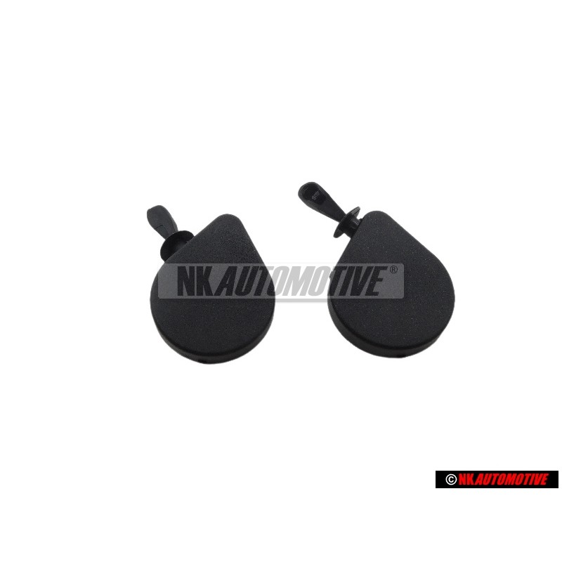 2x VW Original Halteband Mit Aufroller Schwarz - 1J6867791A 5YV