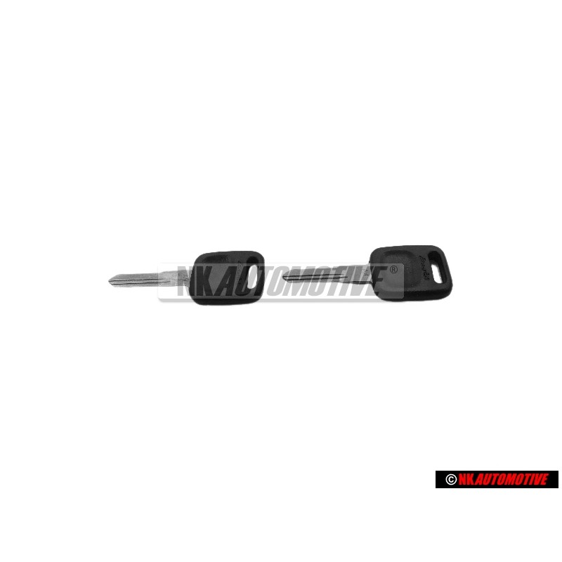2x Audi Original Hauptschlüssel Satinschwarz - 443837220C 01C