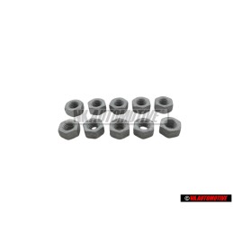 10x VW Original Mutter - N 01100636