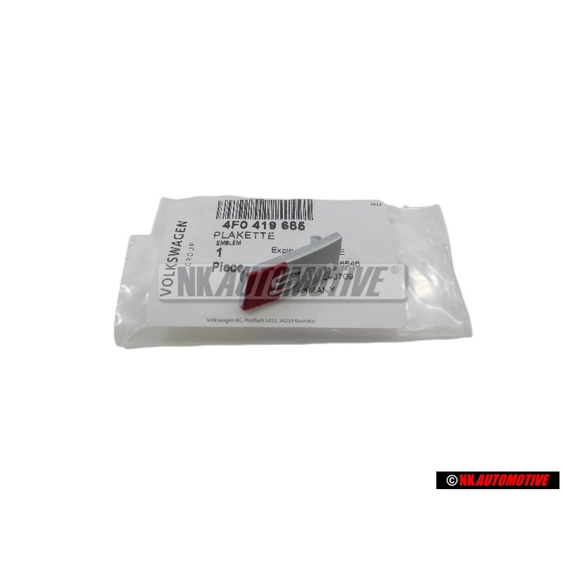 Audi Original S-LINE Plakette Schriftzug Emblem Logo für Lenkrad - 4F0419685