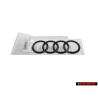 Audi Original Ringe Hinten Schriftzug Emblem Logo Schwarz - 8V4853742A T94