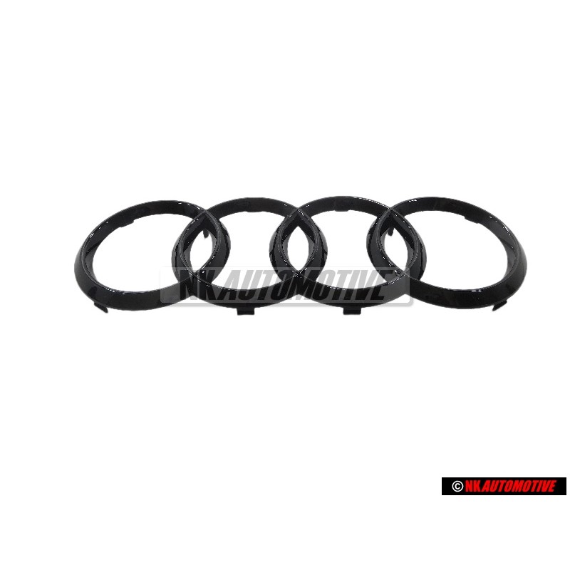 Audi Original Ringe Vorne Kühlergrill Emblem Logo Schwarz - 4H0853605B T94