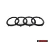 Audi Original Ringe Vorne Kühlergrill Emblem Logo Schwarz - 4H0853605B T94