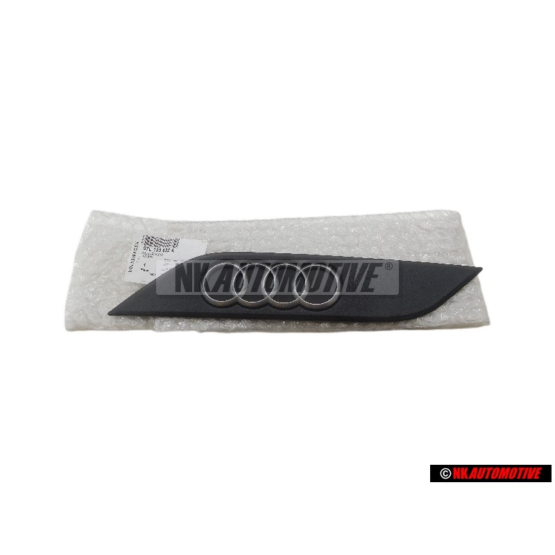 Audi Original R8 Ringe Schriftzug Emblem für Motorabdeckung Recht - 07L133622A