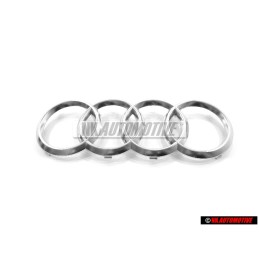 Audi Original Ringe Vorne Kühlergrill Emblem Logo Zeichen Chrom - 4KE853605 3Q7