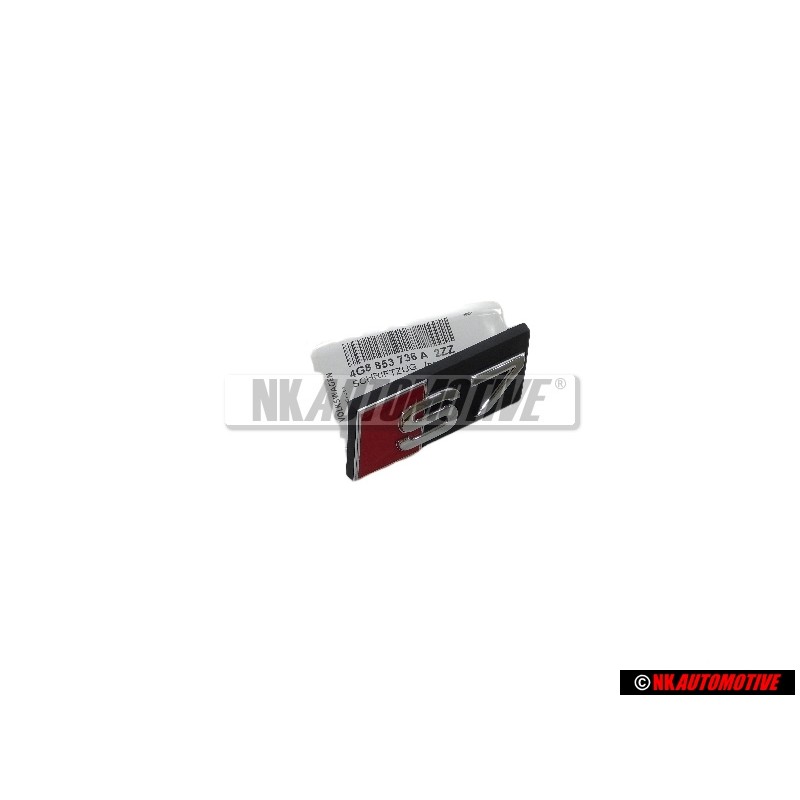 Audi Original S7 Vorne Kühlergrill Emblem Schriftzug - 4G8853736A 2ZZ