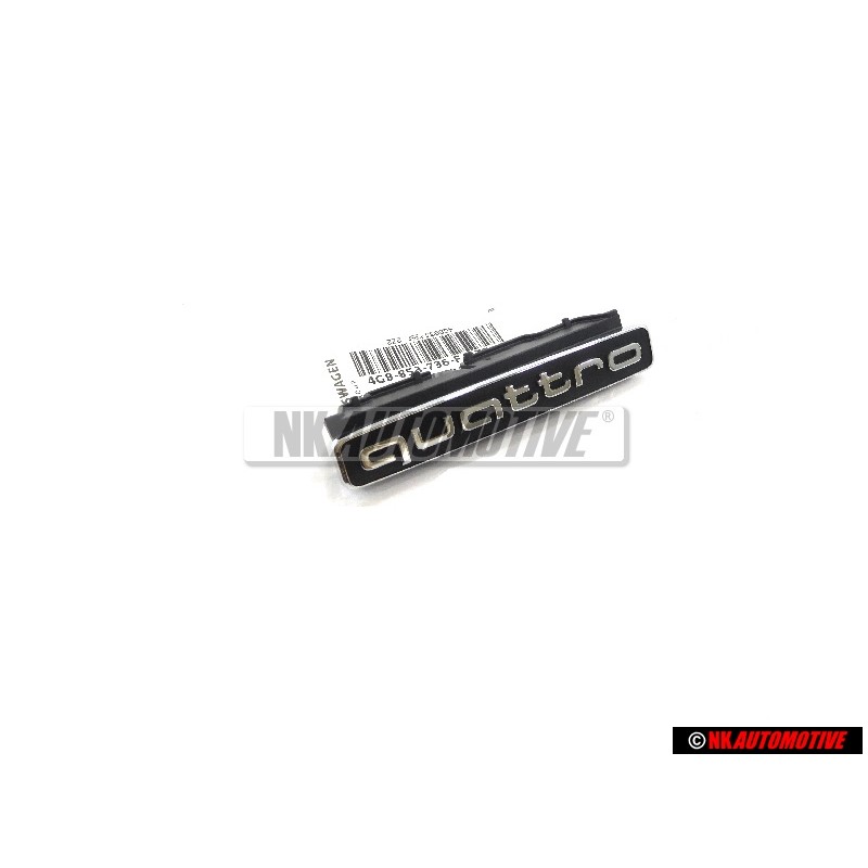 Audi Original QUATTRO Vorne Kühlergrill Emblem Schriftzug - 4G8853736F 2ZZ