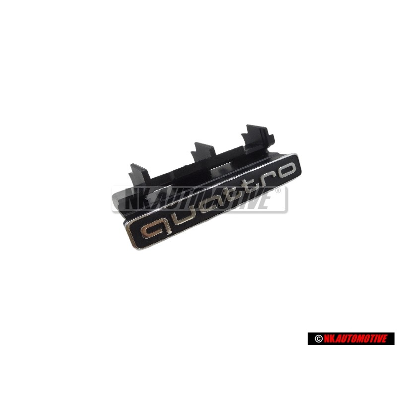 Audi Original QUATTRO Vorne Kühlergrill Emblem Schriftzug - 8S0853736B 2ZZ