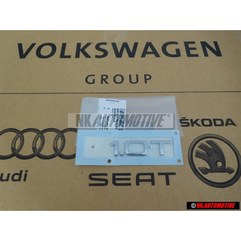 Audi Original 1.0T Hinten Schriftzug Emblem Logo Chrom - 8V0853743B 2ZZ
