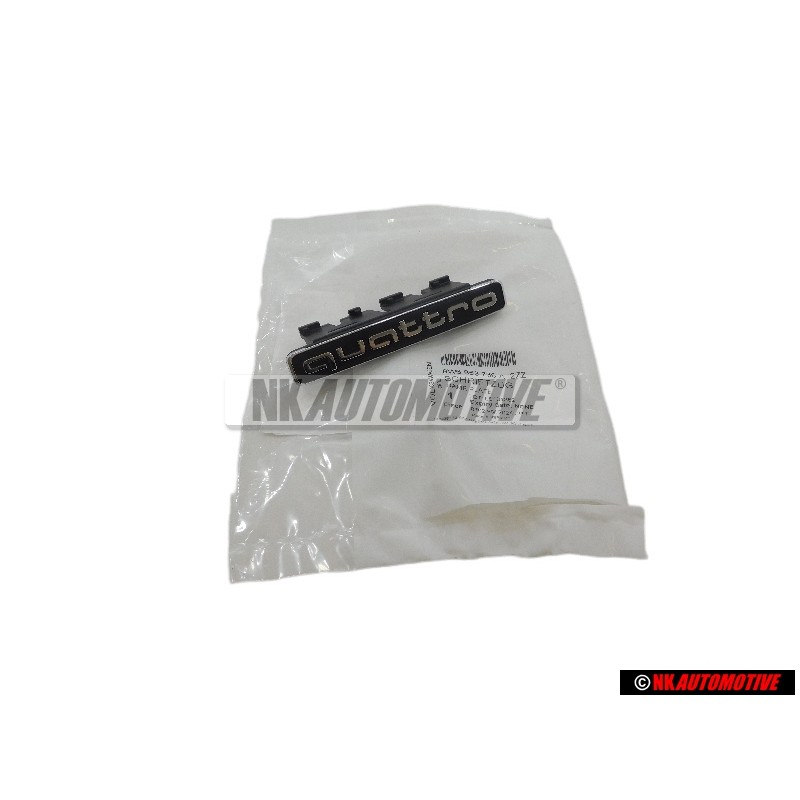 Audi Original QUATTRO Vorne Kühlergrill Emblem Schriftzug - 8W6853736A 2ZZ