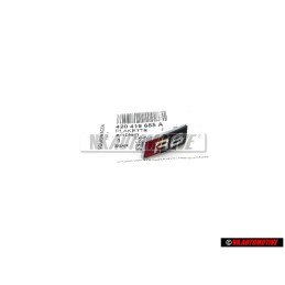 Audi Original R8 Plakette Schriftzug Emblem Logo für Lenkrad - 420419685A