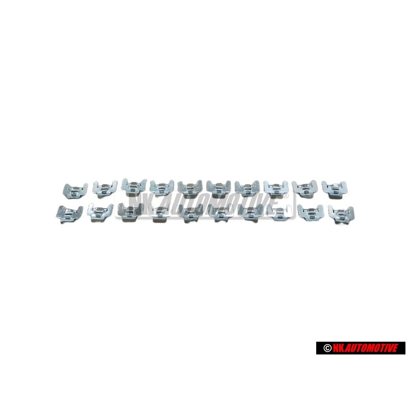 20x VW Original Klammer Fensterführung Schachtleiste Golf 1 - 171837485