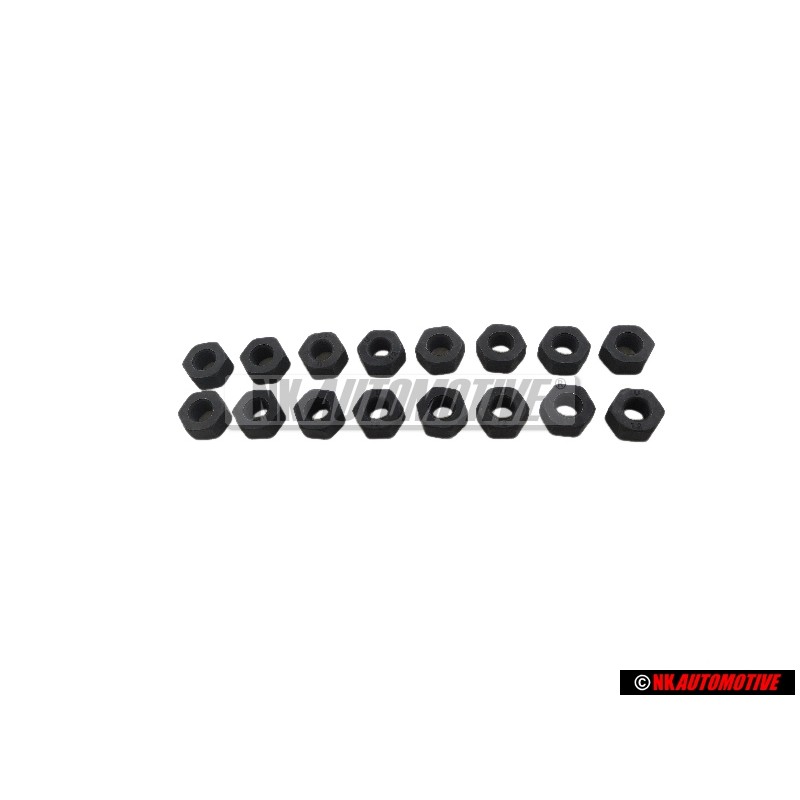 16x VW Original Sechskantmutter - 043101457