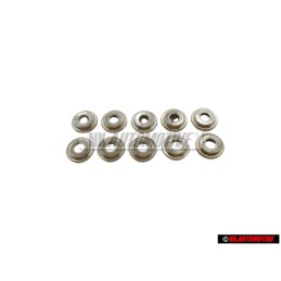 10x VW Original Druckknopf-Ringfederteil - 141871440B