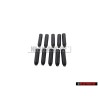 10x VW Original Kappe Abdeckkappe für Verkleidung Dachhimmel - 311867649 01C