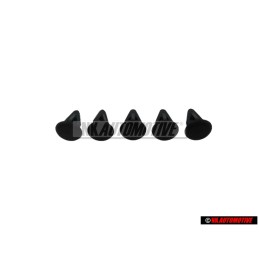 5x VW Original Kofferraum Abdeckung Heckklappe Clip - 801867299 01C