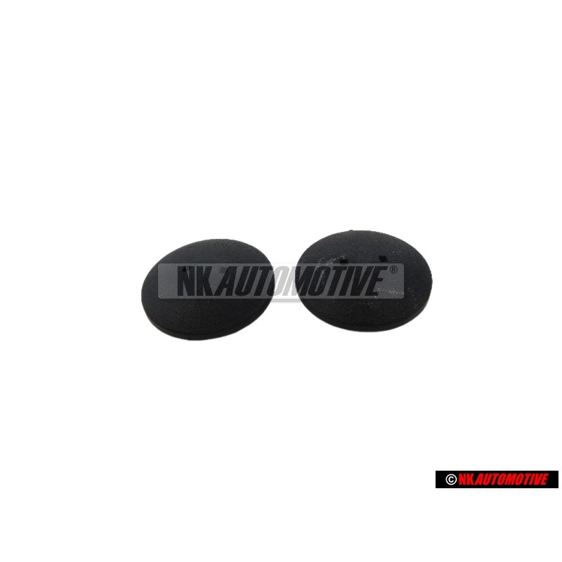 2x VW Original Druckknopf für Corrado und Golf 2 Satinschwarz - N 9009360101C