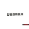 6x VW Original Mutter - N 90106601